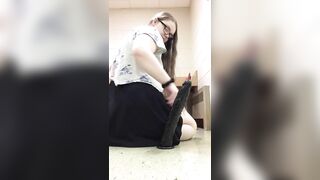 Rustburg high school senior Cheyenne Nicole Wright uses toy in bathroom Pt. 2