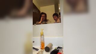 Chubby Maine slut sucks dick