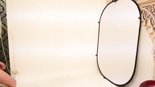 Watch as Shy UK model Melissa takes off her bra and poses