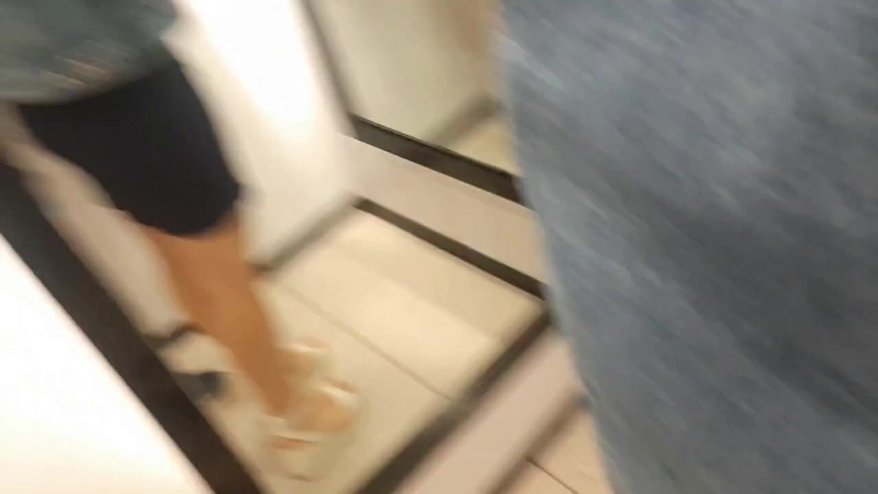 Redhead Babe Asked Me to Watch Her Try On Clothes in Public