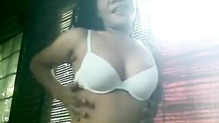 Pink-Top Asian MILF Pleasures Herself