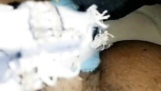 Arab American Girl Masturbating at Work