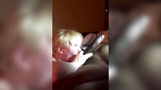 Snow Bunny Chelsea Sanchez Sucking Huge BBC