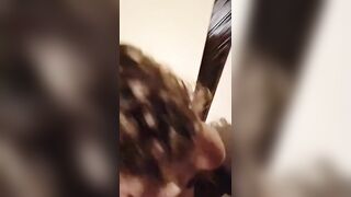 Hot latina giving head