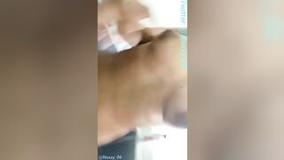 Horny Latina with nice tits in the shower