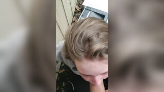 sexy teen blowjob outdoors