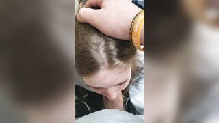 sexy teen blowjob outdoors