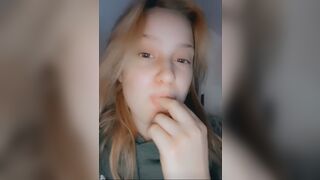 Ava tasting her wet pussy