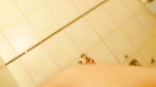 Steamy Shower Handjob with a Kissing Amateur Couple