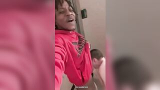 Skinhead slut getting banged by her boyfriend and his best friend