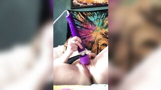 Playing with My Pussy and Sex Toy to Multiple Orgasms