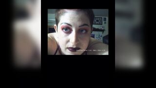 Pretty emo chick gets pussy and ass fucked(anal creampie)