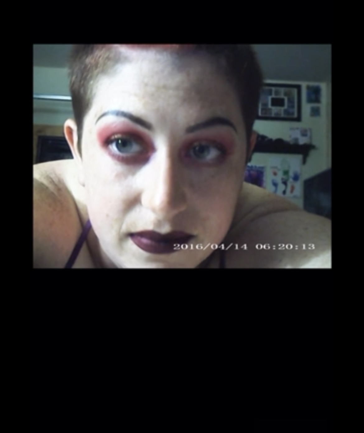 Pretty emo chick gets pussy and ass fucked(anal creampie)