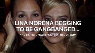 Charlotte NC Cumslut LINA begging to be gangbanged