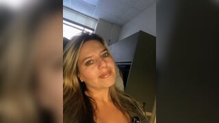 Petite MILF with Fat Tits shows her Asshole & spreads her big pussy lips