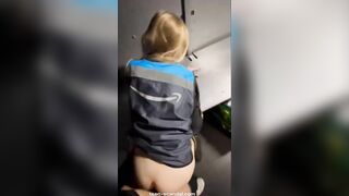 Amazon coworkers having quickie