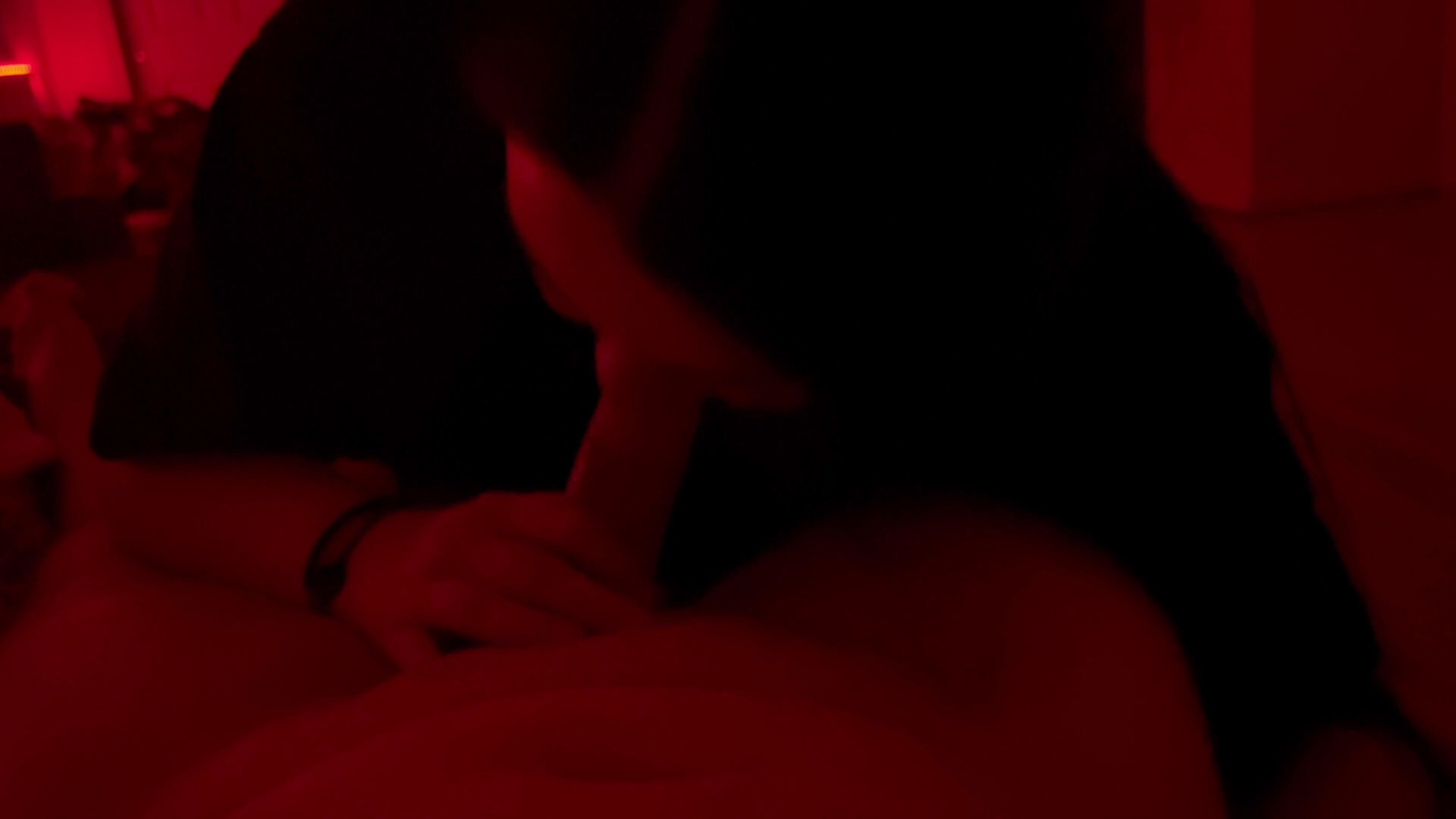 Watch me throat his cock