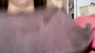 Blonde Amateur Anal Plays With Dildo and Squirts