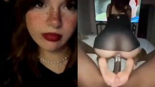 Ginger college thot fucked by monster cock