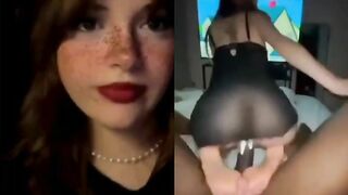 Ginger college thot fucked by monster cock