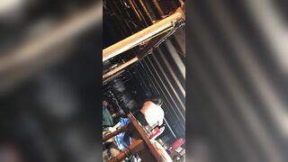 Nipon taking off shirt