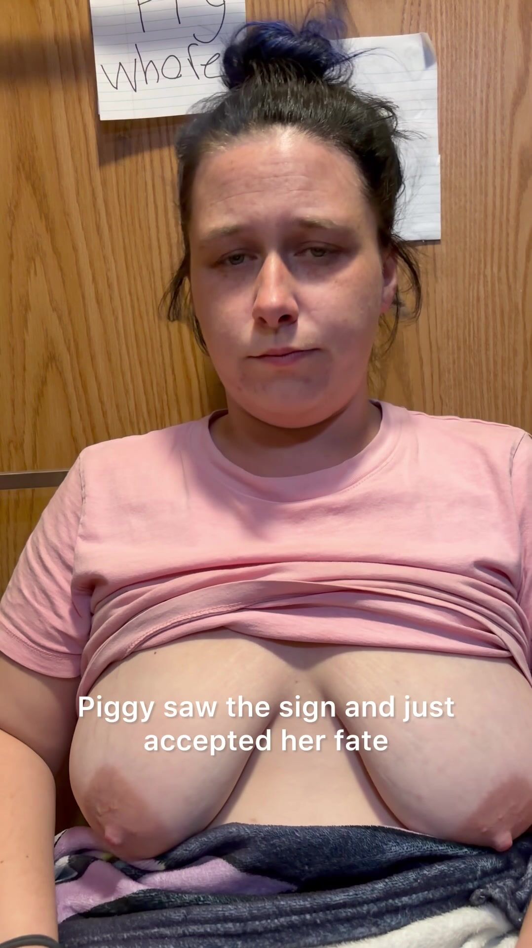 Piggy got a cum dump