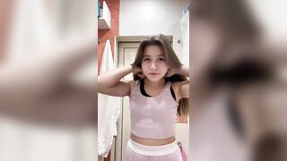 Stript in bathroom