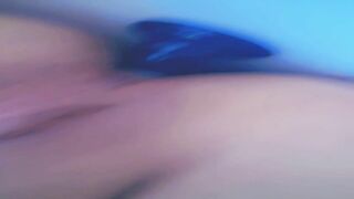 Anal Queen loves riding her dildo