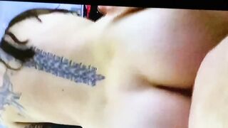 Texas tattooed teacher cum dumpster reverse cowgirl