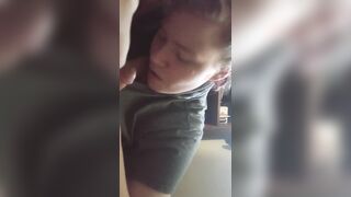 Ex-Gf Wynter sucking my white dick