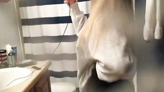 Spying on blondie