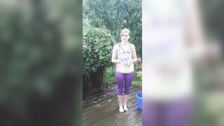 Ice Bucket Girl Feet