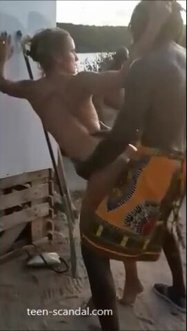 White slut on African holiday1