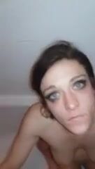 Jenny Topping pissed on