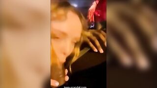 Slut sucks cock during police check1