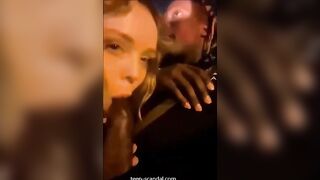 Slut sucks cock during police check1