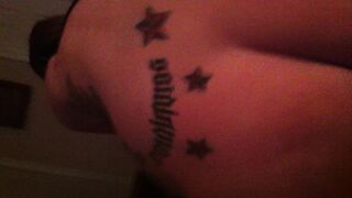 hotwife christine riding a friend for creampie