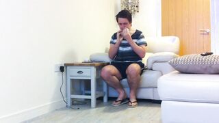 Ian Mitchell sneezing