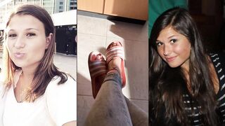 Viviane Gusia show's her sweet naked feet