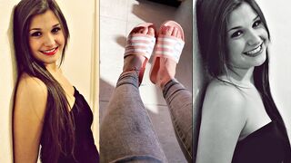 Viviane Gusia show's her sweet naked feet