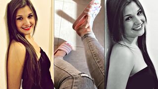 Viviane Gusia show's her sweet naked feet