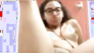 Webslut Ashley Alexandra White aka @all4ashhh twerking naked and spreading her pussy