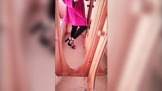 Ajda Karakoc from Gummersbach - Barefoot with High Heels