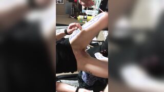 Emily sucking thick cock