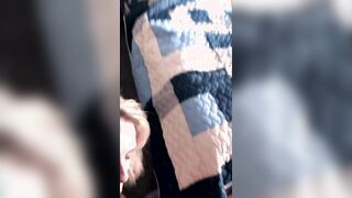 Blonde splashed with Cum