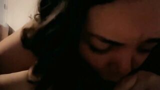 Chubby slut shows her BJ skill