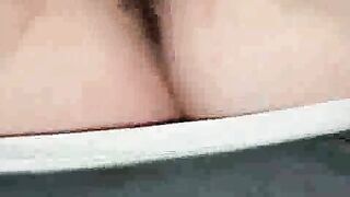 Girlfriend fucks her Hairbrush Sahra