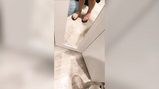 Kimberly Rückert - Posing in front of the Mirror