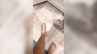 Kimberly Rückert - Posing in front of the Mirror