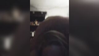 Chrissy likes it from behind